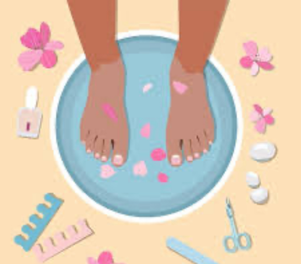 Pedi With Acrylic Big Toes