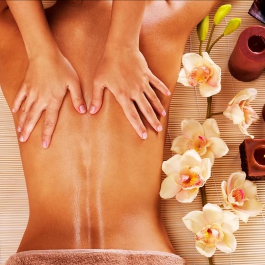 Back Massage at SR Beauty Studios in Sacramento, CA