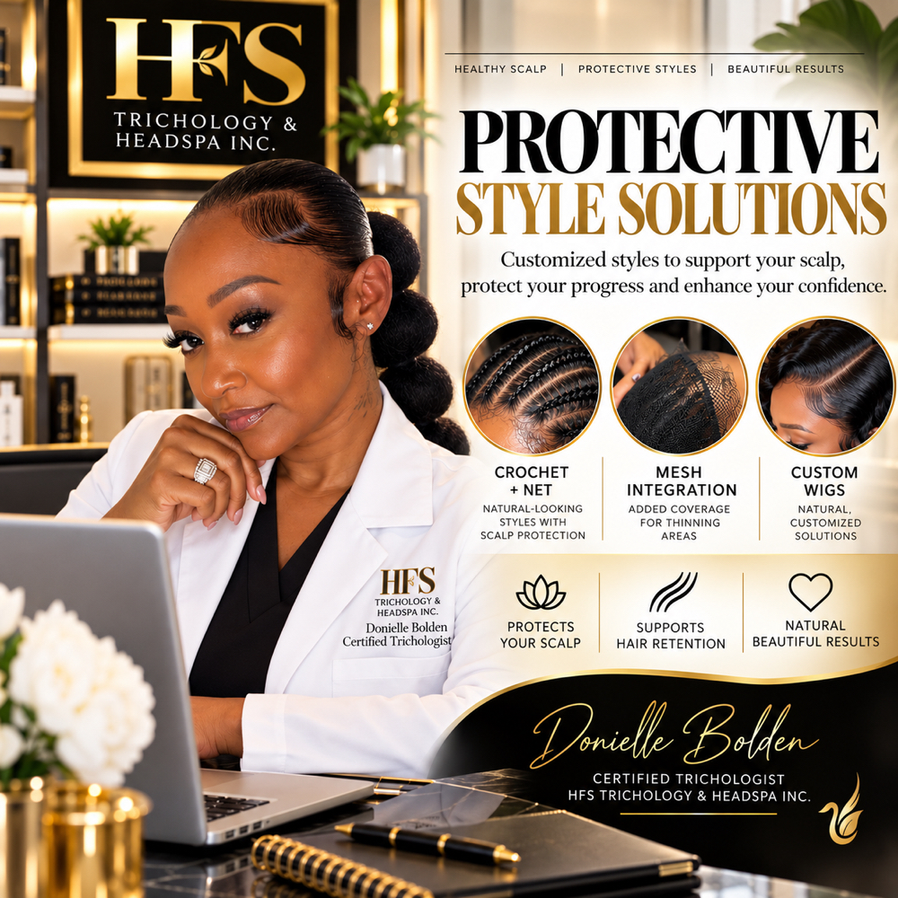 HFS Protective Styling Consultation at HFS Trichology & HeadSpa Inc. in Stockton, CA