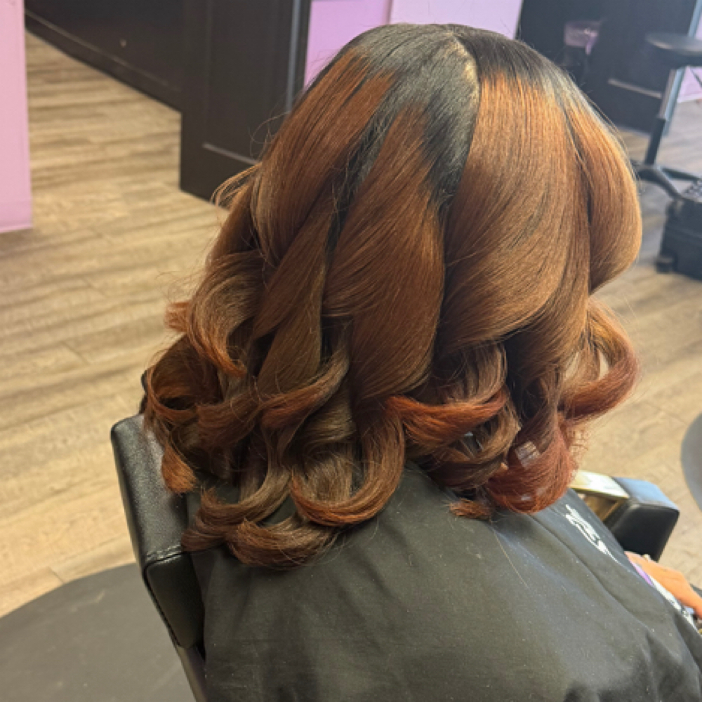 The Silk Press Collection at The Hustlers Palace Salon in Whitehall, OH