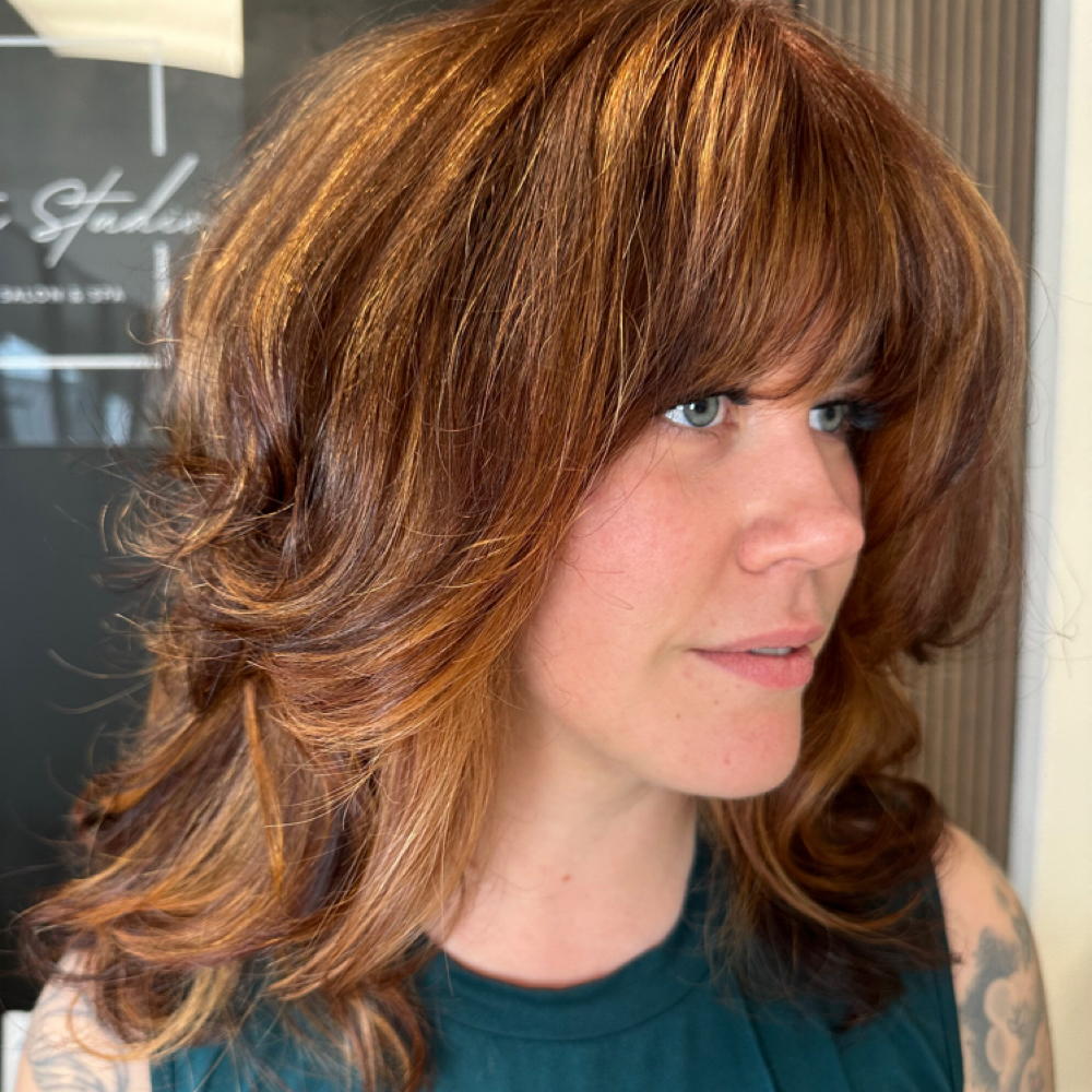 Full Highlight + Color In Between at SABRINAXHAIR in Corpus Christi, TX
