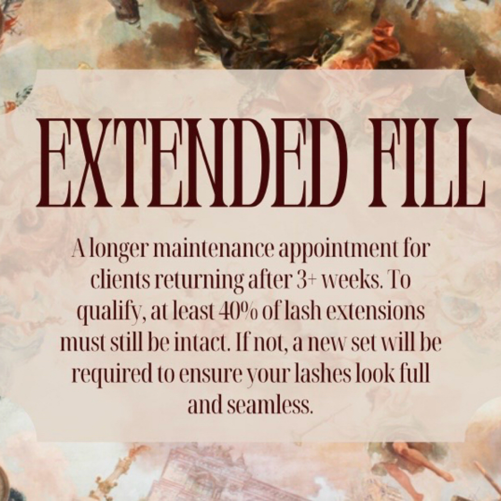 𝐄𝐱𝐭𝐞𝐧𝐝𝐞𝐝 𝐅𝐢𝐥𝐥 at Luminous Lash Studio in Lincoln, CA