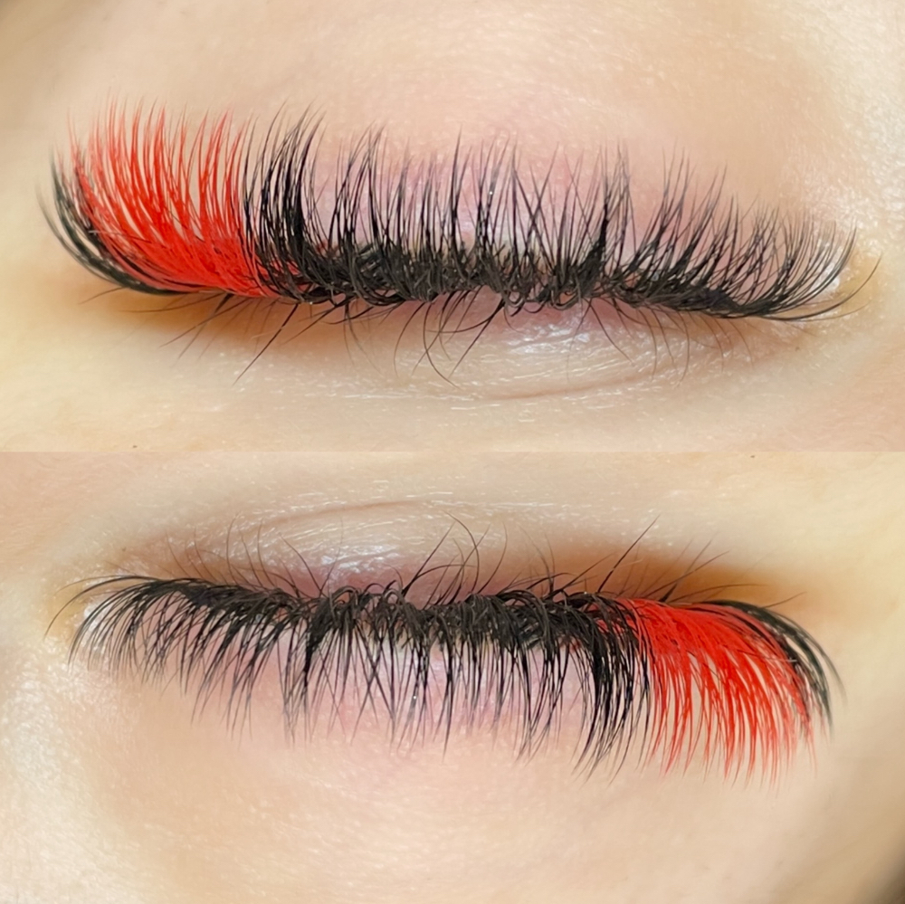 Color Lashes Add On