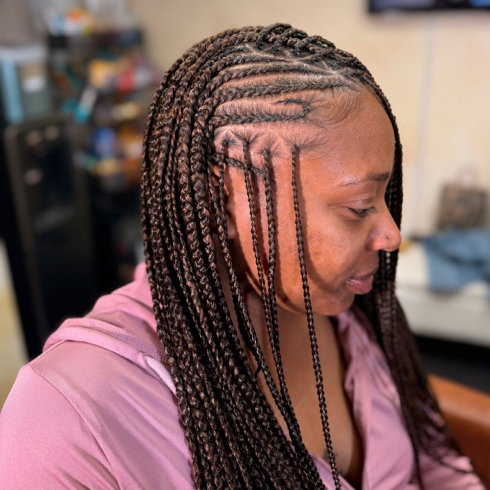 Flip Braids W/ Knotless at Stylesby.anna in Los Angeles, CA