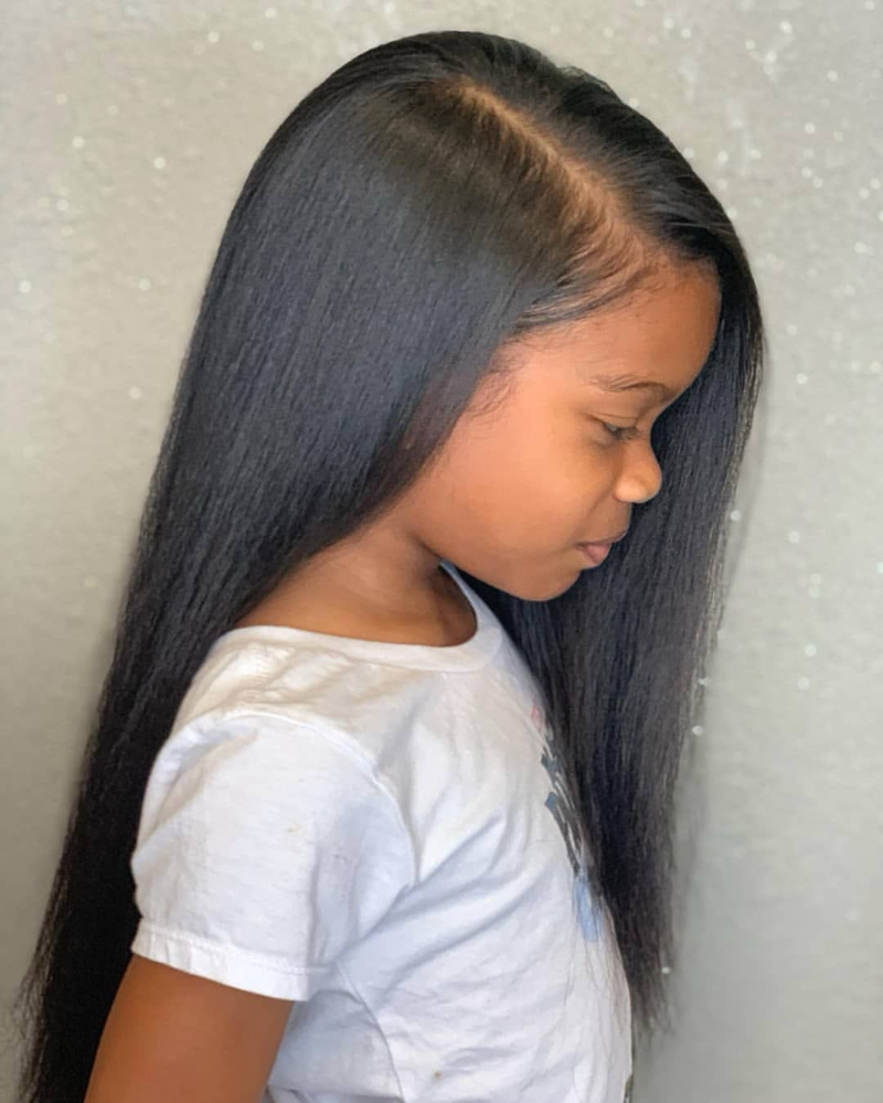 Kiddie Silk Press at Eight28 Hair in Auburn, AL