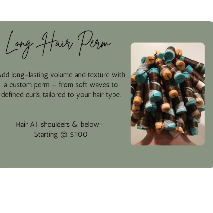 Long Hair Perm Starting @ Shoulders
