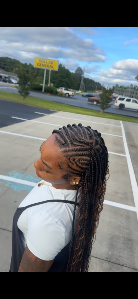 Fulani Braids W/ Boho (Human)