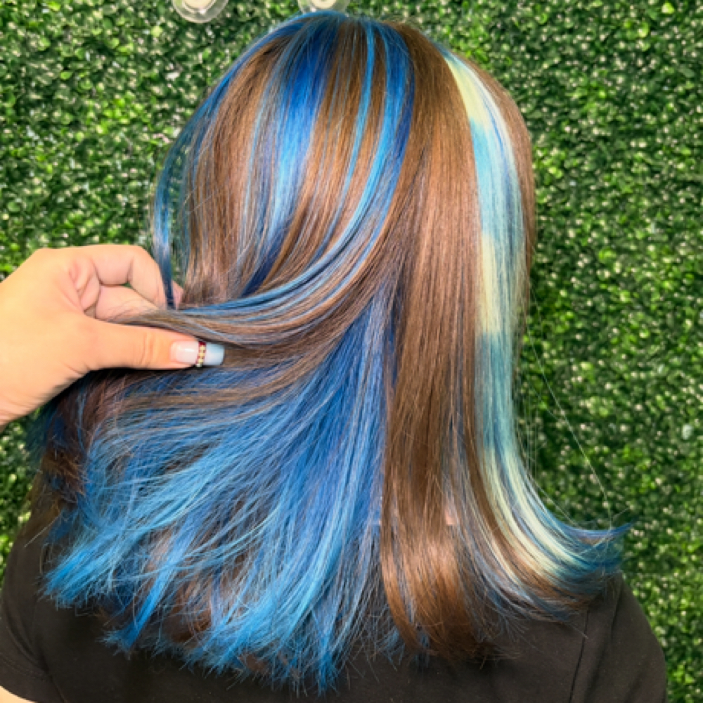 Vivid Coloring at Rinis Hair Suite 2 in Hopewell Junction, NY