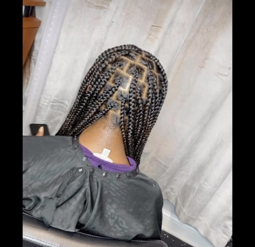Medium Knotless Box Braids at Lionized in Garfield Heights, OH