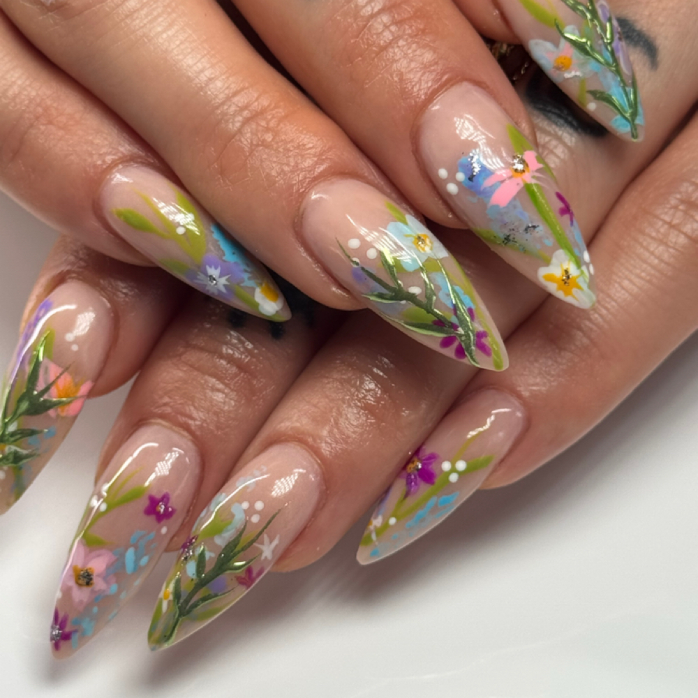 Sculpted Full Set at Gilded Nails Studio in San Antonio, TX