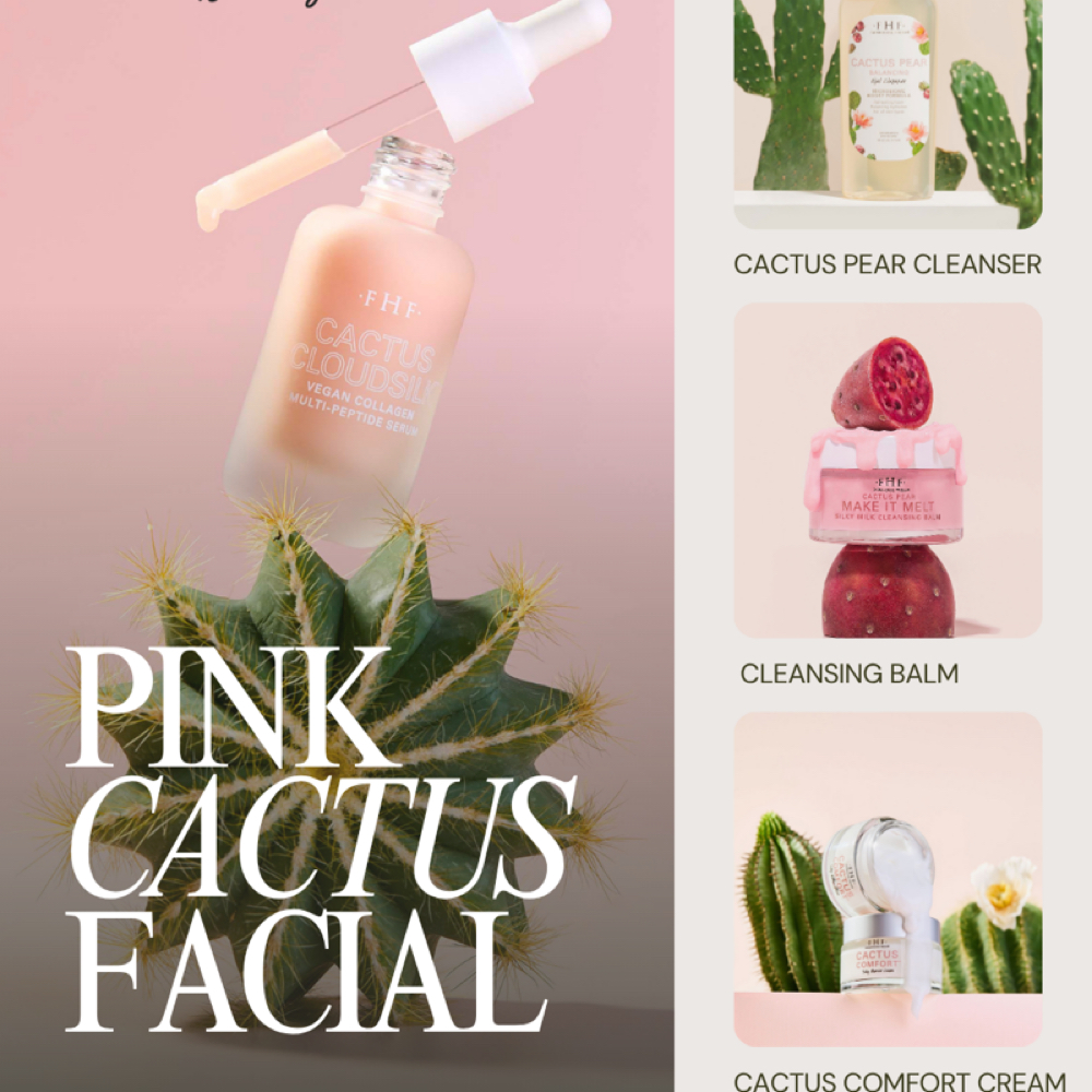 Pink Cactus facial at Dangerfield Beauty Studio in Caldwell, ID