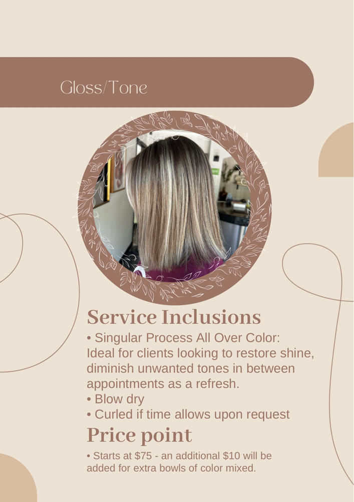 Gloss/tone
