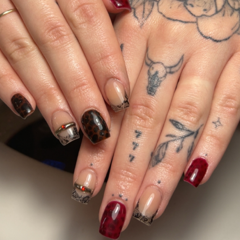 Acrylic Full Set at Rustic Rose Beauty Bar in Vassar, MI