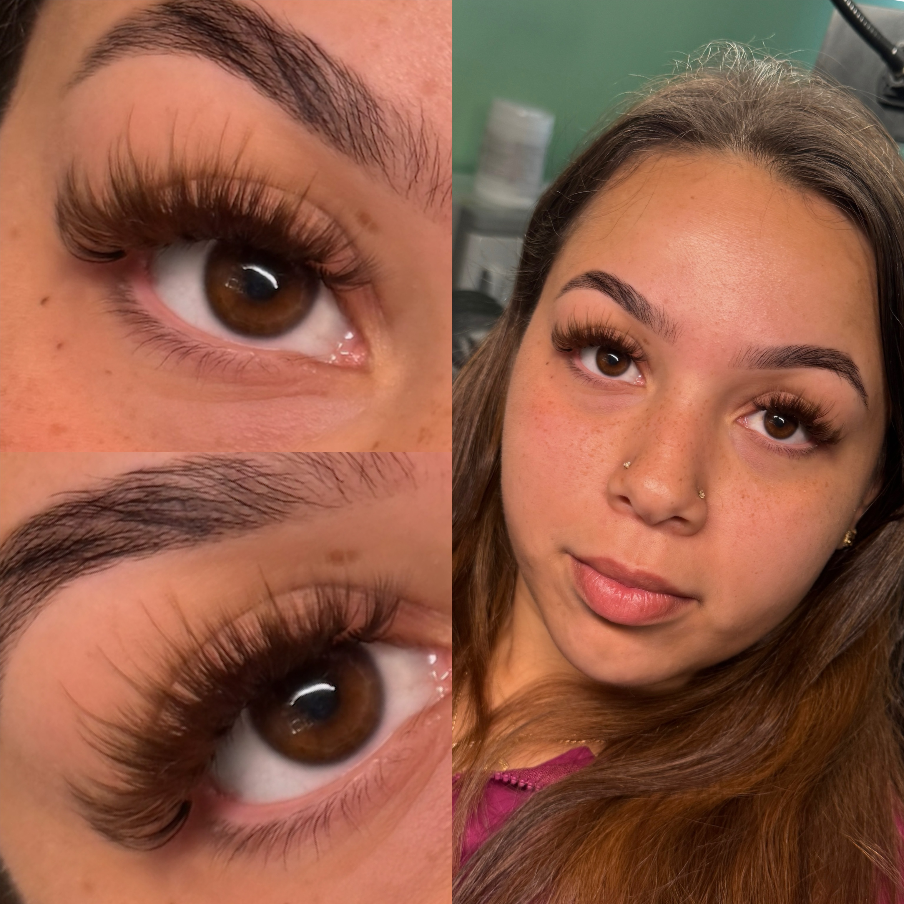 Brown Full Set at Garden Esthetics in Antioch, CA