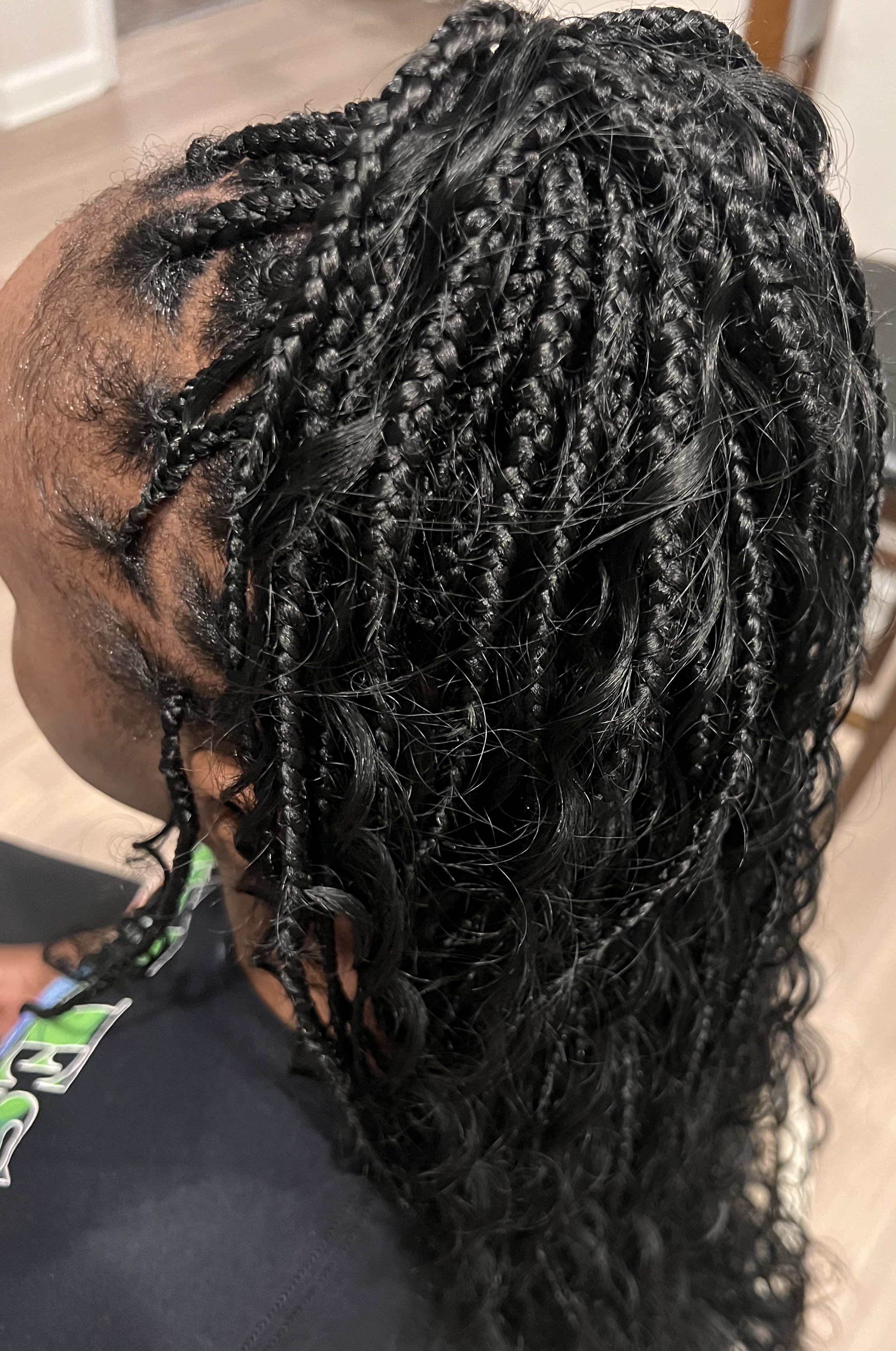 Medium Boho Knotless Box Braids