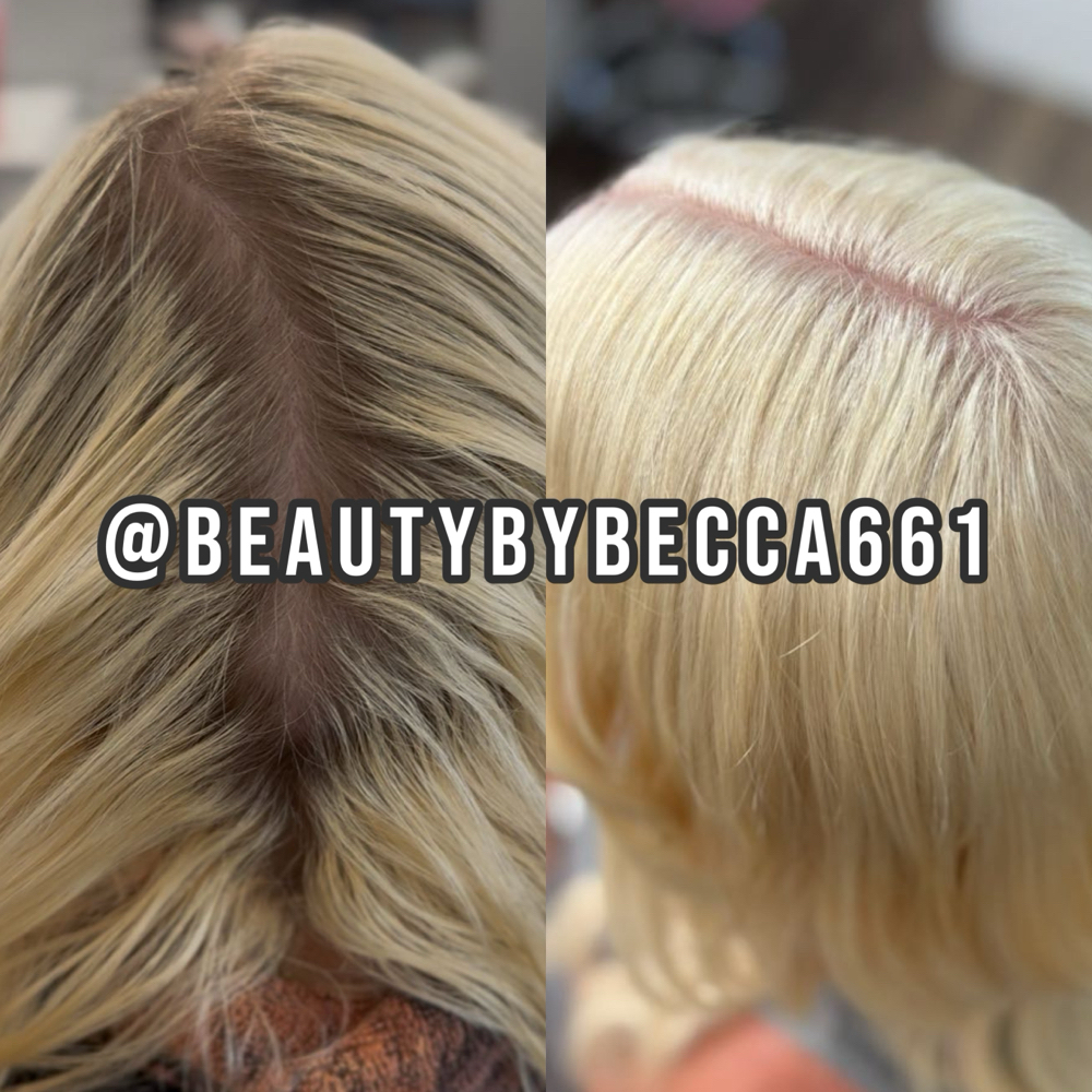 Platinum Touch Up at The Look Beauty Lounge in Bakersfield, CA