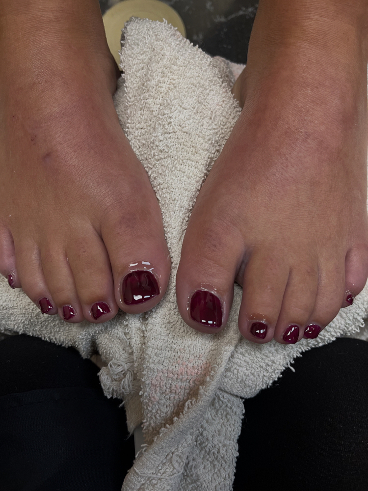 Pedicures-No Design at nails.by.addysen in Pennock, MN