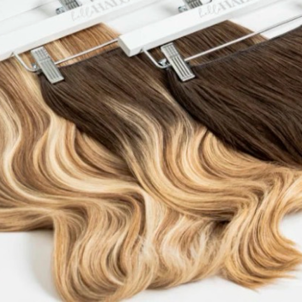 Halo Hair Extensions Retail at Studio Couture in Farmingdale, NY