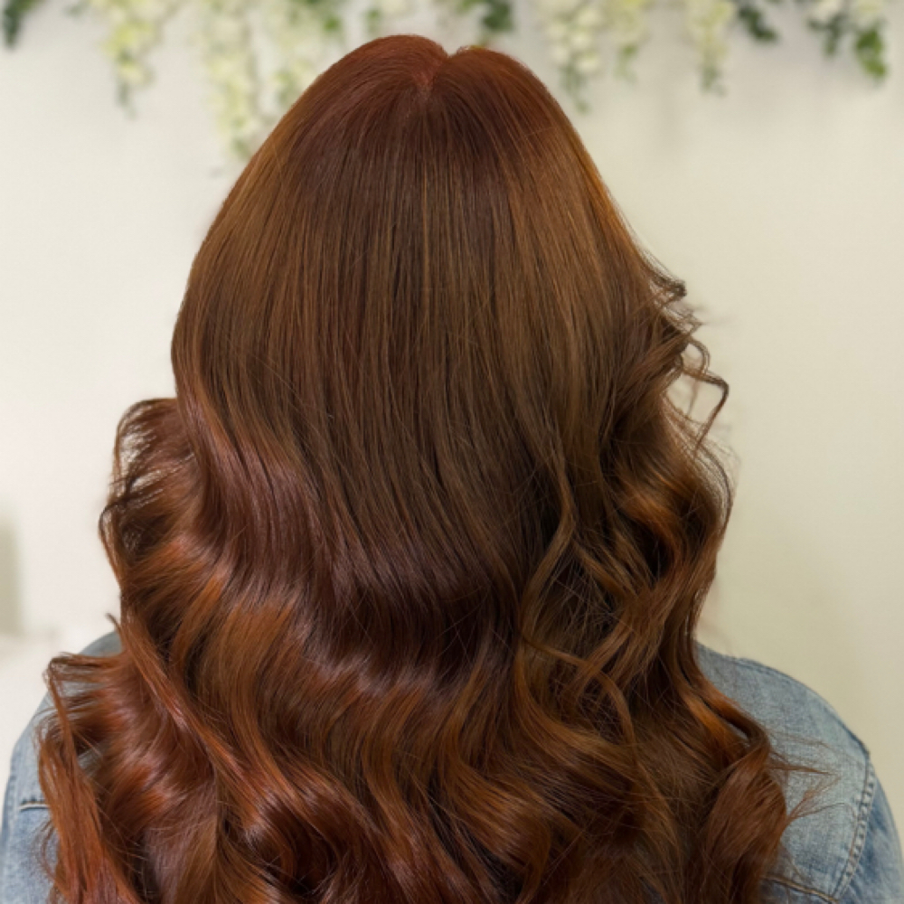 Copper/Red Maintenance at The Mane Room in San Antonio (Balcones Heights), TX