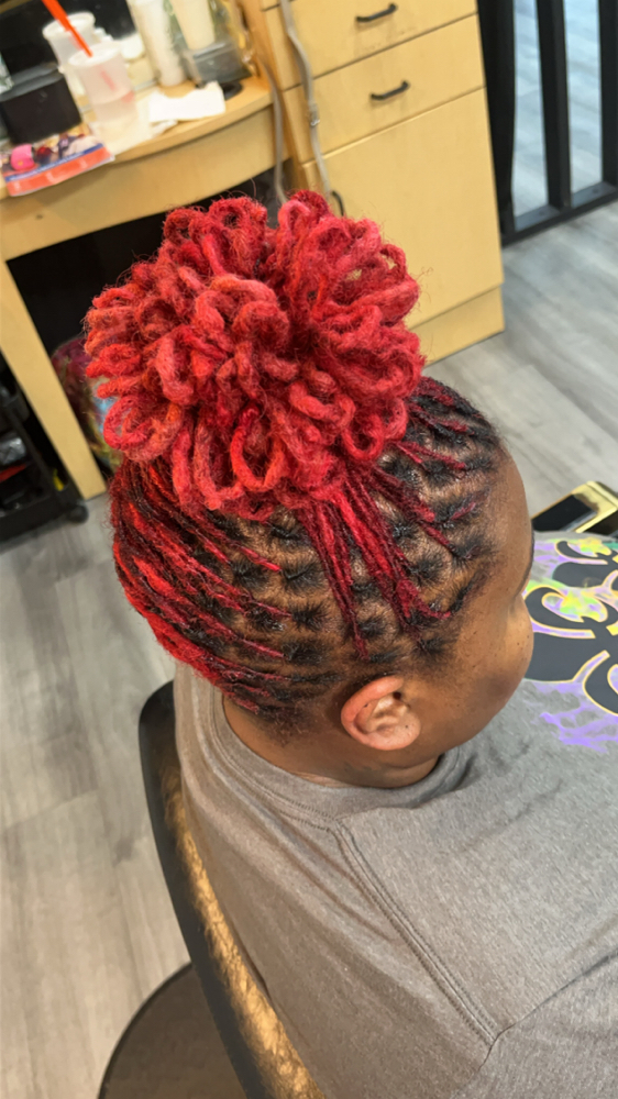 Loc Pedal Bun at Bebee's Hands in Valdosta, GA