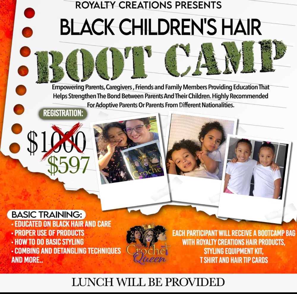 Black Children Hair Boot Camp