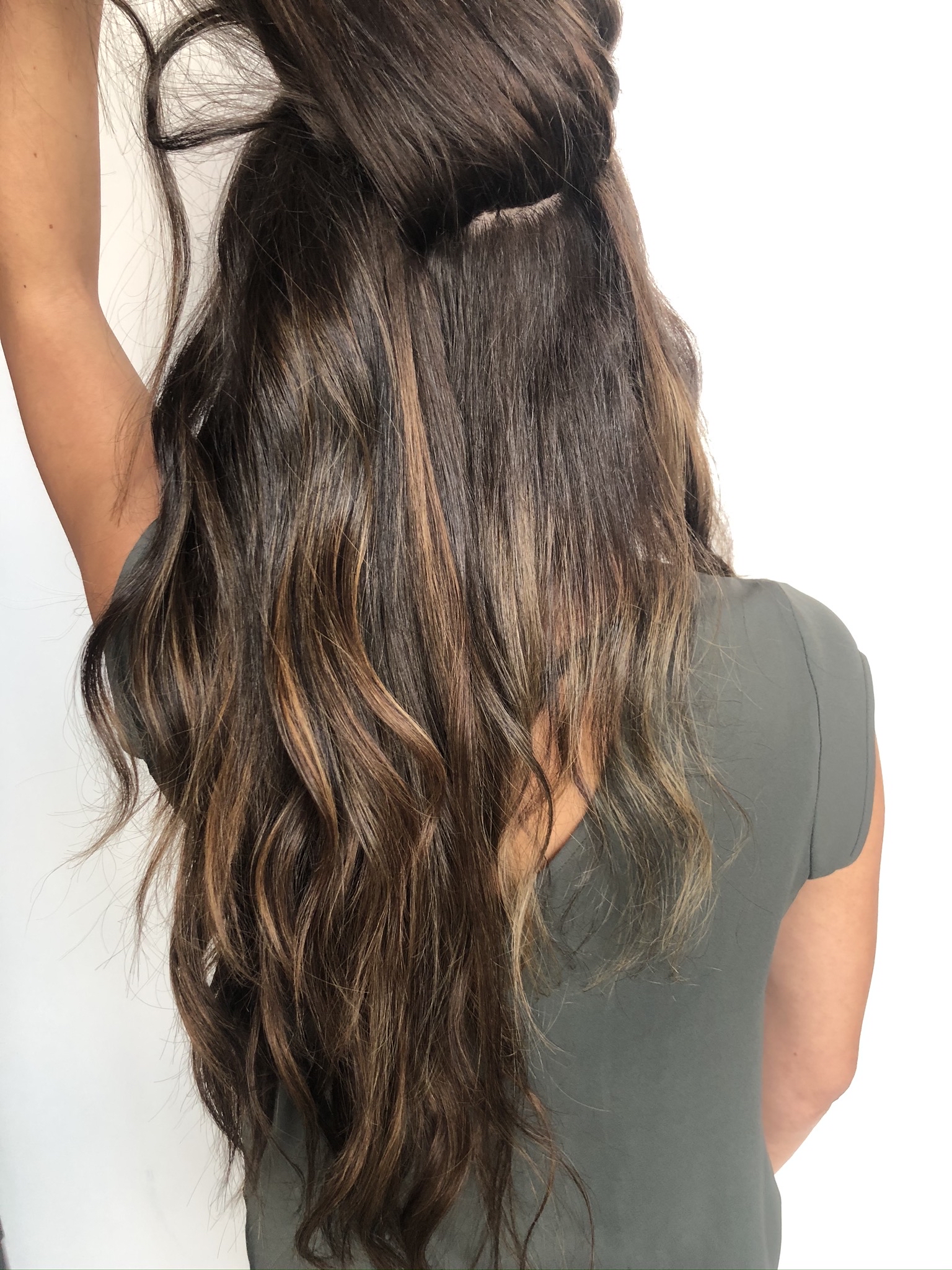 Handtied Sew-in Install 2 Rows at Ashley Johnson Beauty in Indianapolis, IN