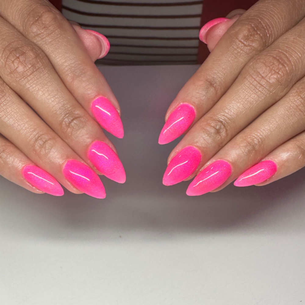 Basic Hard Gel Refill at Tatted nails in Richmond, VA