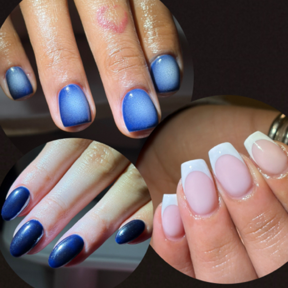 Aura, Ombre, French, Chrome at Nattaly Vanity in Wood-Ridge, NJ