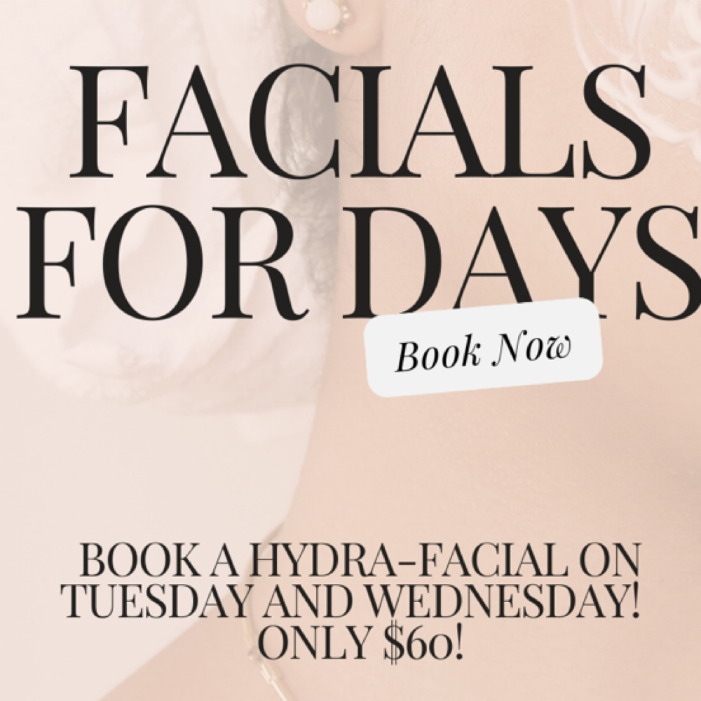 Tuesday/Wednesday Facial Day at Eye Finesse Beauty in Lauderhill, FL