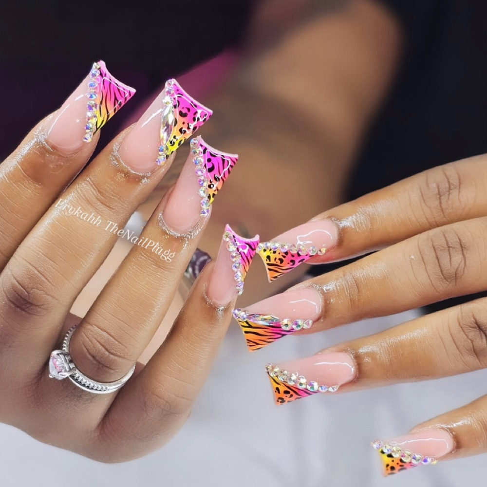 Acrylic Rebalance at The Nail Plugg in Laurel, MS