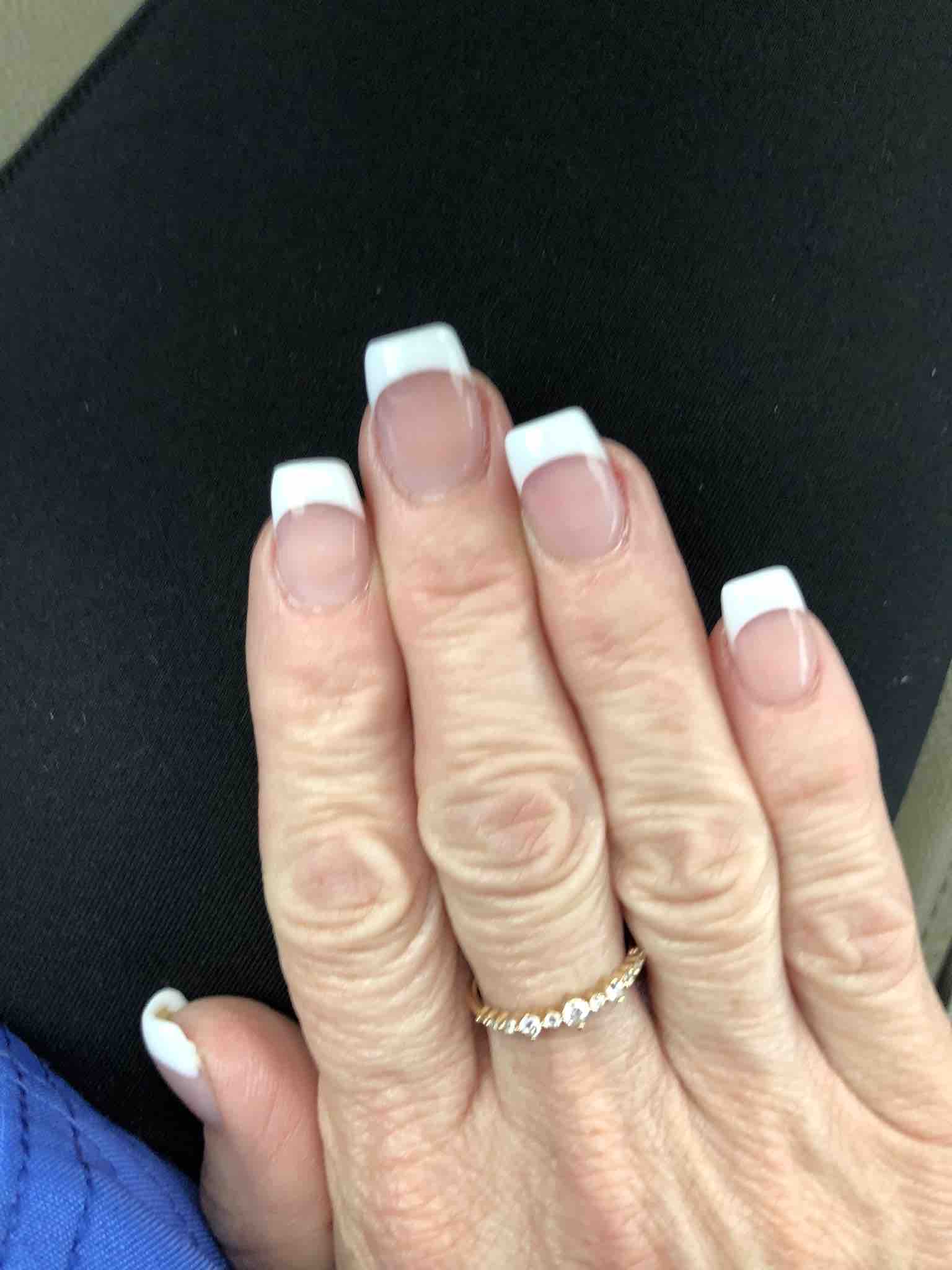 Pink & White Gel Full Set