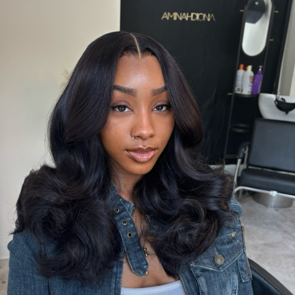 Frontal/Closure Sewin at Aminah Diona Beauty Studio in Pittsburgh, PA