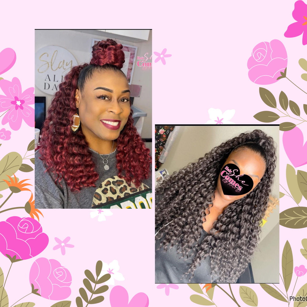 📍Half Up Half Down Crochet Special
