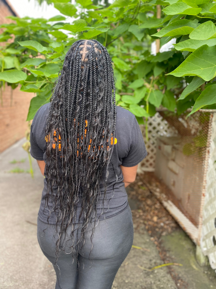 Goddess/boho Knotless