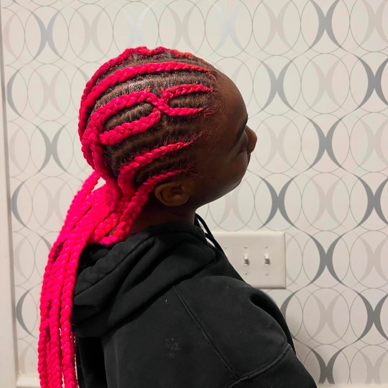 Feed-in Cornrows at NY 2 QC Kutz in Charlotte, NC