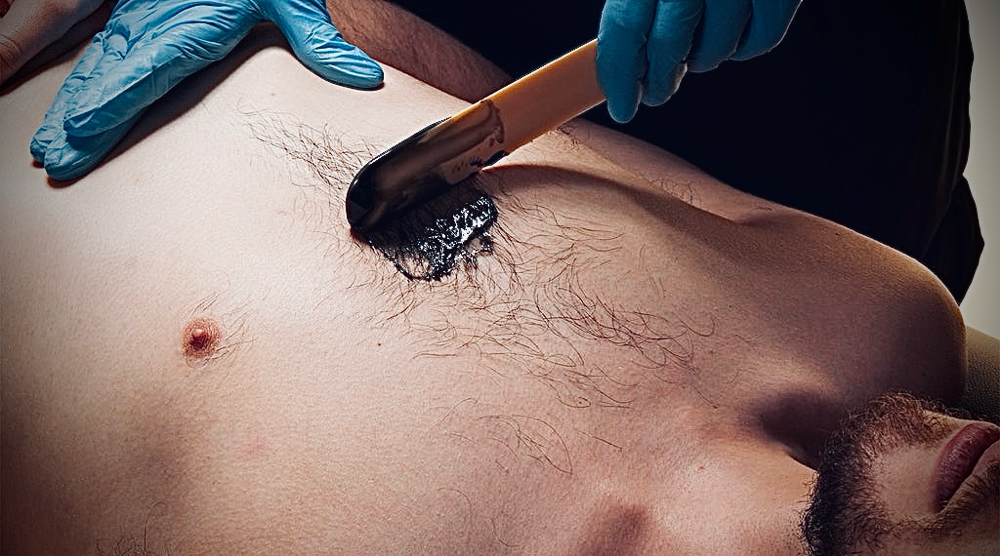 Blasian Chest Wax