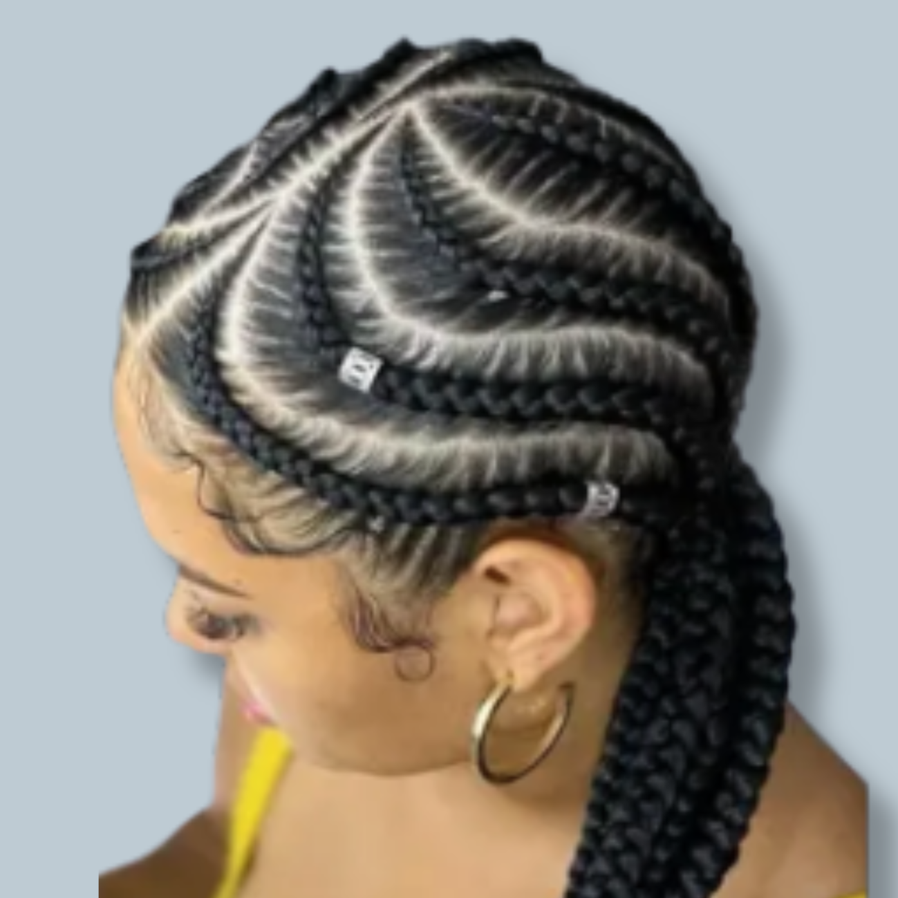 Ghana braids at Africana Star Salon in Los Angeles, CA