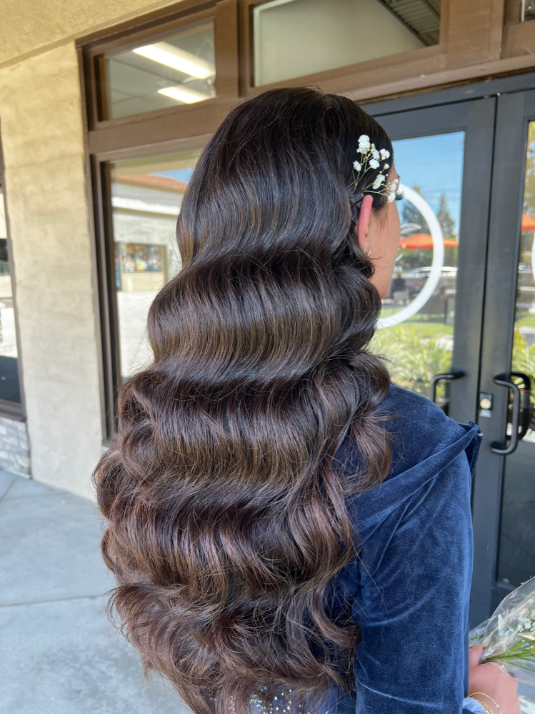Formal and Half up Half down