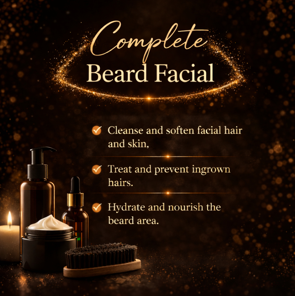 Complete Beard  Facial at The Golden Aura Esthetics & Wellness LLC in Waldorf, MD