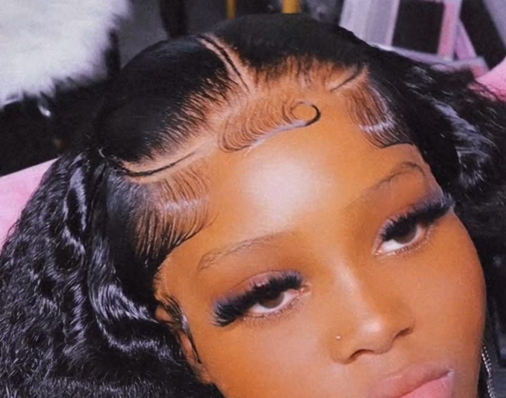 Frontal Wig Install x Lash Clusters