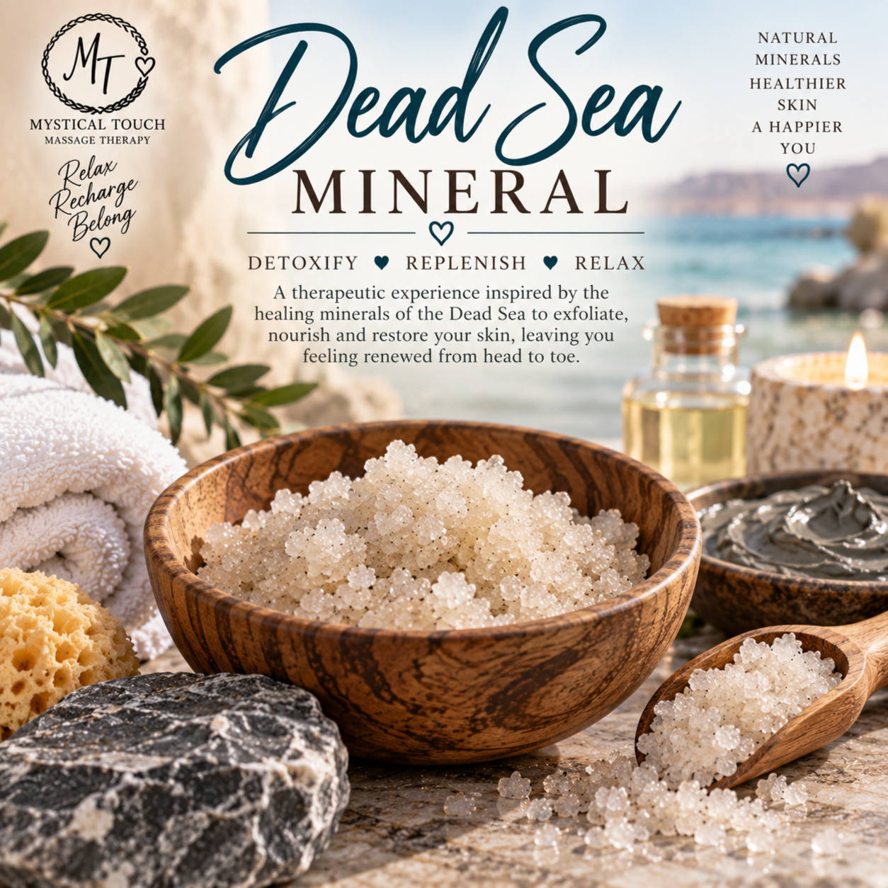 Dead Sea Mineral at Mystical Touch Massage Therapy in Denton, TX