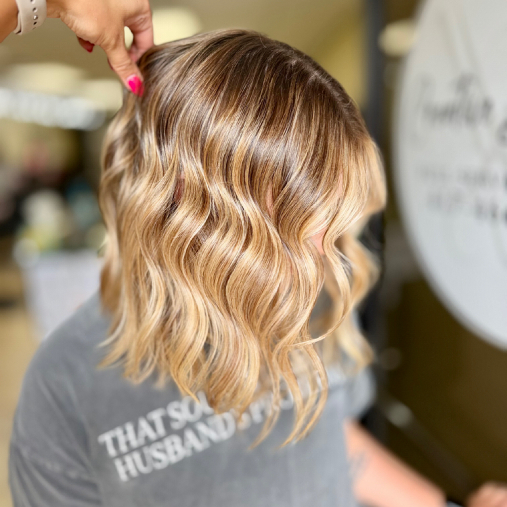 Balayage(Foilyage) at Hairbykyleejo in Mount Vernon, MO