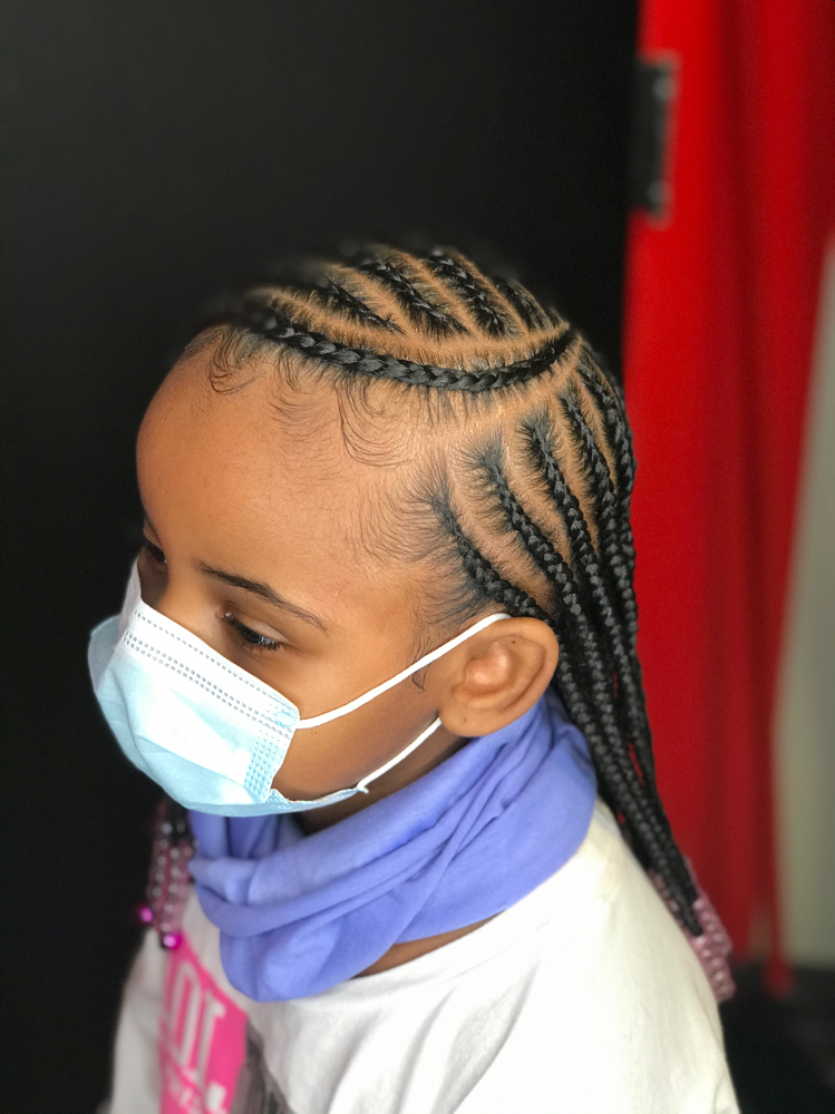 Kid Natural Braid Style