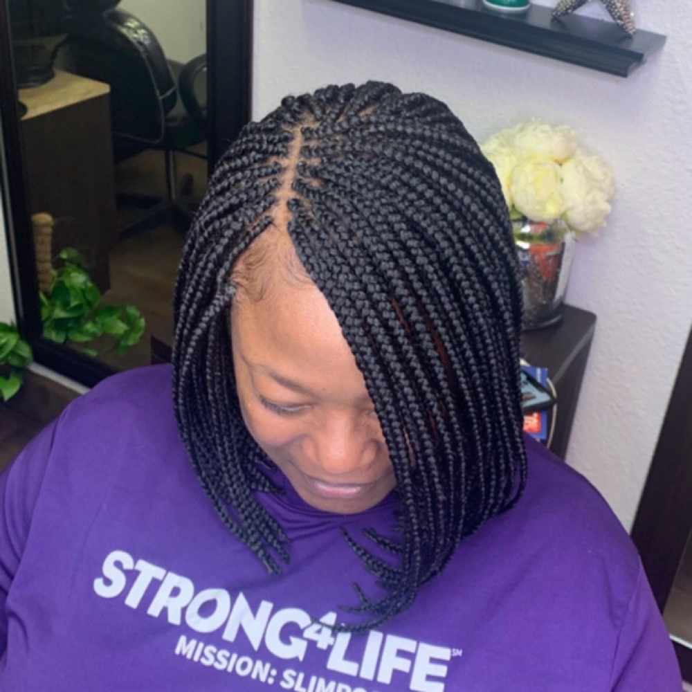 BRAIDED BOB at Glam Braids in Marietta, GA