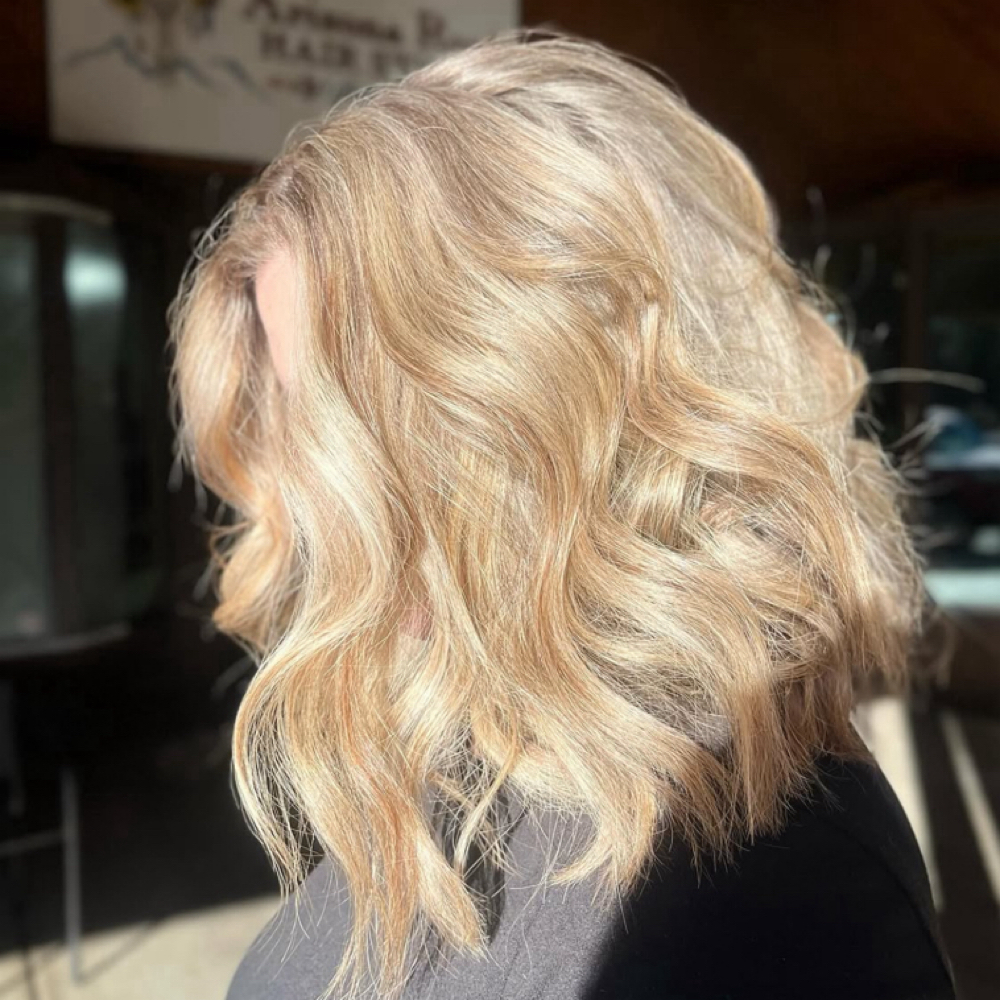 Custom Partial Highlight at Lexi’s house of hair in Pinetop-Lakeside, AZ