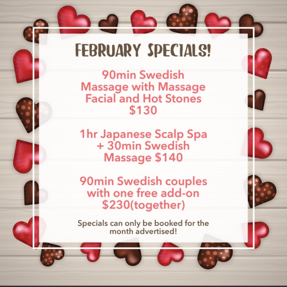 1hrscalpspa+30min Swedish Massage