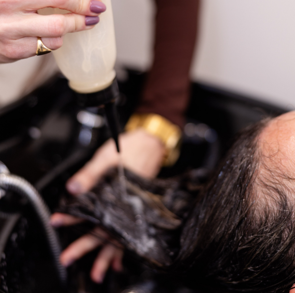 All over glaze at Fifty Hair Shades LLC in Rocky Hill, CT