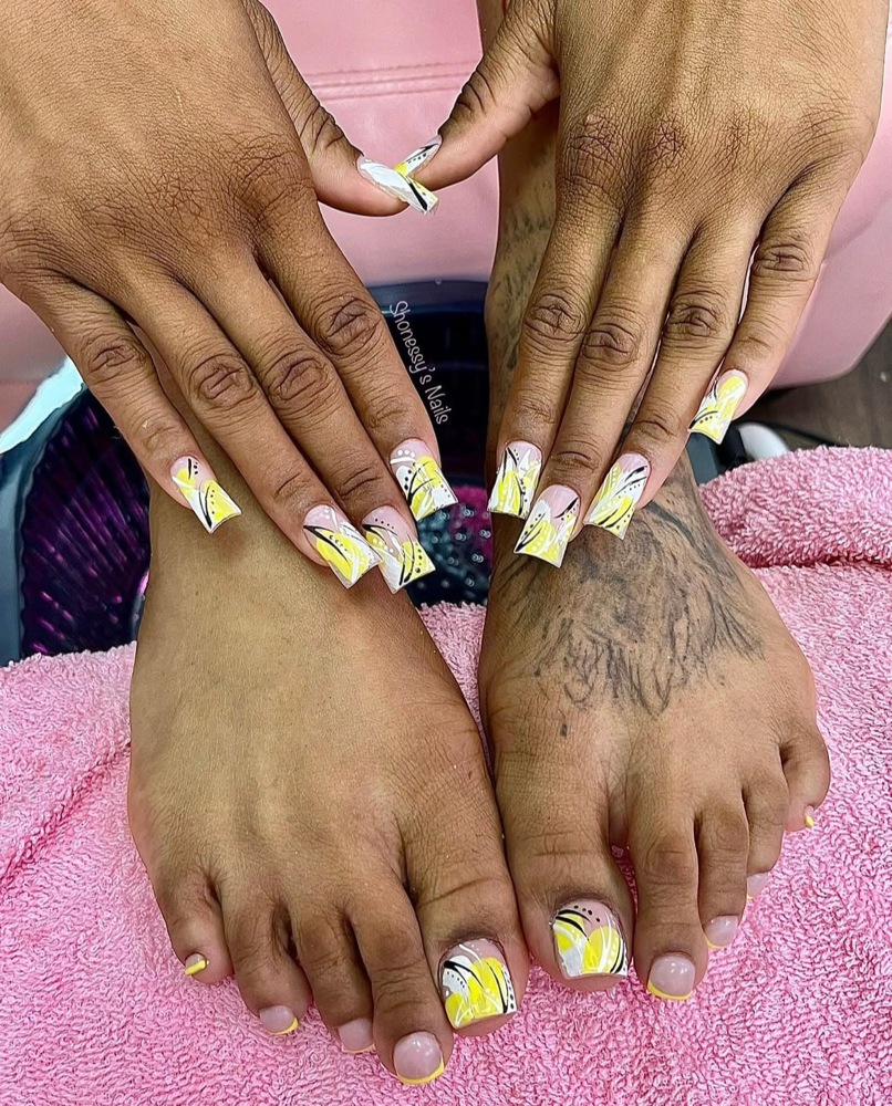 manicure + pedicure