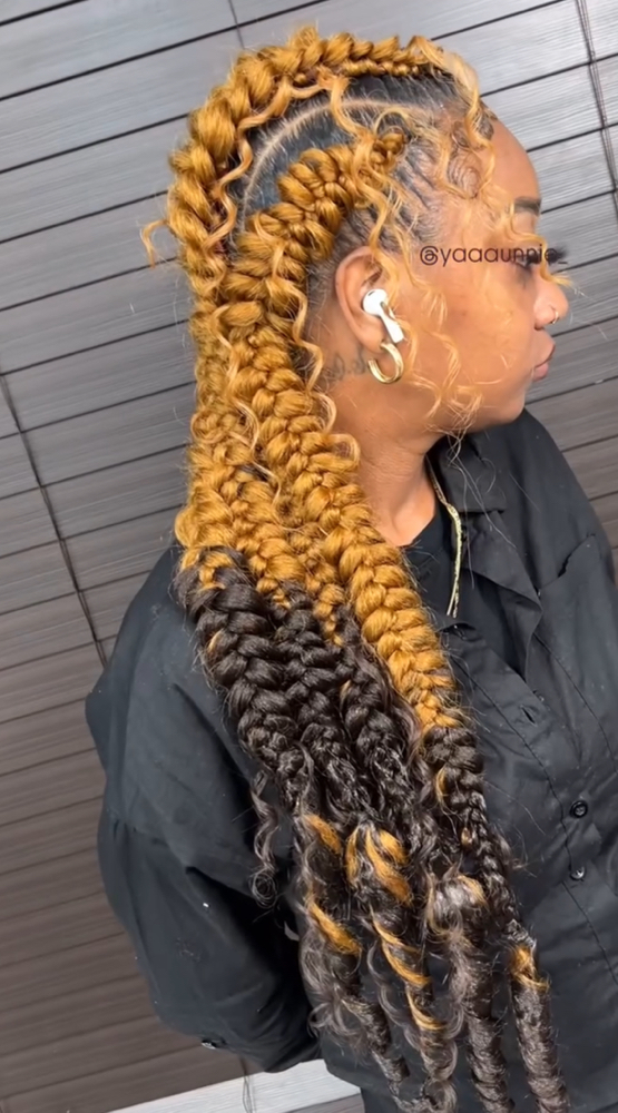 4 Butterfly Stitches at HairByYaya in San Francisco, CA