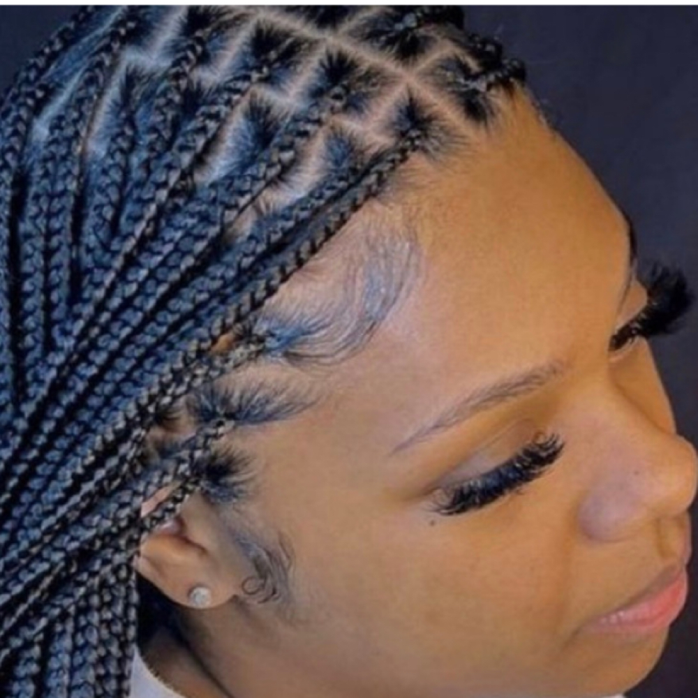 Knotless Braids (SMedium) at Cherry On Top Studio in Norcross, GA